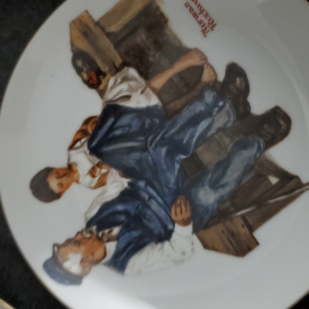 Norman Rockwell classic limited edition plates